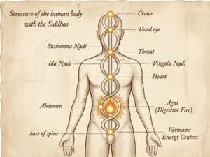 Schema Nadis Medecine Natha Yoga 300x225